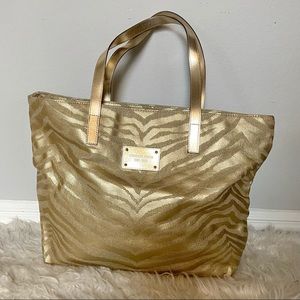 Michael Kors Gold Zebra Tote